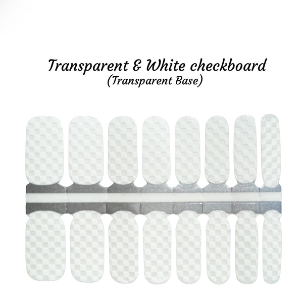 Transparent & White checkboard